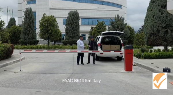 Faac b614 шлагбаум italy