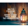 Gyssagly satlyk mir7/3 2 komnat 7etaz arassa remont baha 29 500 tel 99363575756
